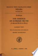 The essence of supreme truth (Paramārthasāra) : Sanskrit text