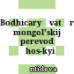 Bodhicaryāvatāra : mongol'skij perevod Čhos-kyi ḥod-zer'a