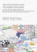 Digitale Archivierung : Innovationen – Strategien – Netzwerke