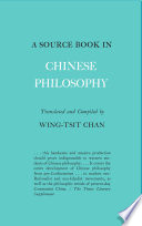 A Source Book in Chinese Philosophy.