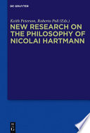 New Research on the Philosophy of Nicolai Hartmann /