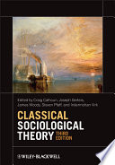 Classical sociological theory