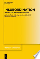 Insubordination : : Theoretical and Empirical Issues /