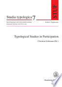 Typological Studies in Participation /