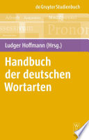 Handbuch der deutschen Wortarten /