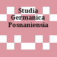 Studia Germanica Posnaniensia