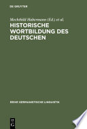 Historische Wortbildung des Deutschen /