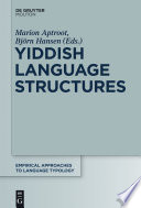 Yiddish Language Structures /