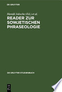 Reader zur sowjetischen Phraseologie /