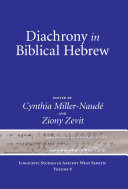Diachrony in Biblical Hebrew /