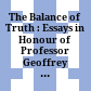The Balance of Truth : : Essays in Honour of Professor Geoffrey Lewis /