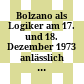 Bolzano als Logiker : am 17. und 18. Dezember 1973 anlässlich des 125. Todestages Bernard Bolzanos (18. Dezember 1848)