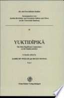 Yuktidīpikā : the most significant commentary on the Sāṃkhyakārikā