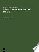 Sämtliche Schriften und Briefe. Reihe, Allgemeiner politischer und historischer Briefwechsel. 1687-1690 /