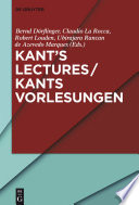 Kant’s Lectures / Kants Vorlesungen /
