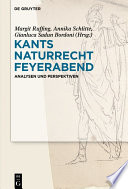 Kants Naturrecht Feyerabend : : Analysen und Perspektiven /