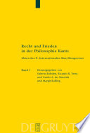 Recht und Frieden in der Philosophie Kants : : Akten des X. Internationalen Kant-Kongresses /