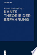 Kants Theorie der Erfahrung /