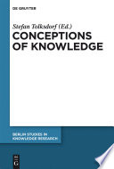 Conceptions of Knowledge /