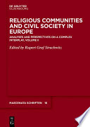 Religious Communities and Civil Society in Europe.