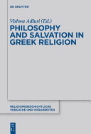 Philosophy and salvation in Greek religion