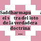 Saddharmapuṇḍarikasūtra : el sūtra del loto de la verdadera doctrina : traducción del sánscrito al español, con introducción y notas