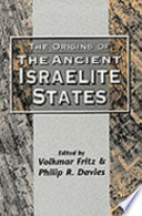 The origins of the ancient Israelite states