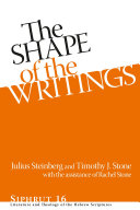 The Shape of the Writings /