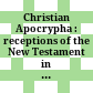Christian Apocrypha : : receptions of the New Testament in ancient Christian Apocrypha /