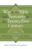 War in the Bible and Terrorism in the Twenty-First Century /