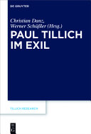 Paul Tillich im Exil /