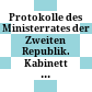 Protokolle des Ministerrates der Zweiten Republik. : Kabinett Leopold Figl I, 20. Dezember 1945 bis 8. November 1949 /
