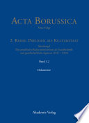 Acta Borussica - Neue Folge.