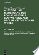 Aufstieg und Niedergang der römischen Welt (ANRW) / Rise and Decline of the Roman World : : Geschichte und Kultur Roms im Spiegel der neueren Forschung.