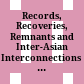 Records, Recoveries, Remnants and Inter-Asian Interconnections : : Decoding Cultural Heritage /