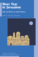 Next year in Jerusalem : : exile and return in Jewish history /