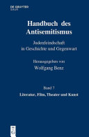 Handbuch des antisemitismus Judenfeindschaft in Geschichte und Gegenwart.