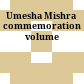 Umesha Mishra commemoration volume