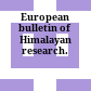 European bulletin of Himalayan research.