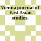 Vienna journal of East Asian studies.