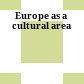 Europe as a cultural area