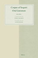 Corpus of Soqotri oral literature.