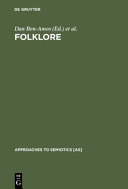 Folklore : : performance and communication /