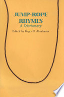 Jump-rope Rhymes : : A Dictionary /