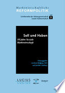 Soll und Haben - 50 Jahre Soziale Marktwirtschaft /