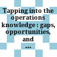 Tapping into the operations knowledge : : gaps, opportunities, and options for enhancing cross-project learning at ADB /