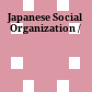 Japanese Social Organization /