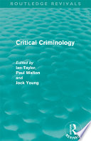 Critical criminology