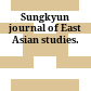 Sungkyun journal of East Asian studies.