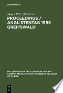 Proceedings / Anglistentag 1995 Greifswald /